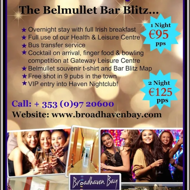 Weekend Availability in Broadhaven Bay Hotel