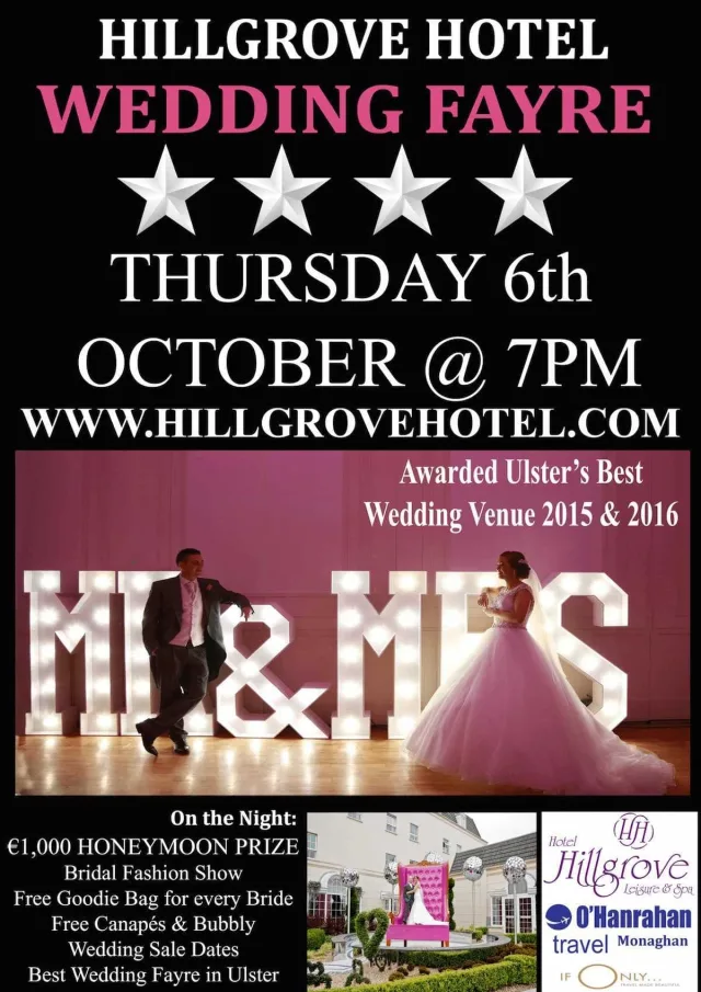 Hillgrove Hotel Wedding Fayre 2016 png