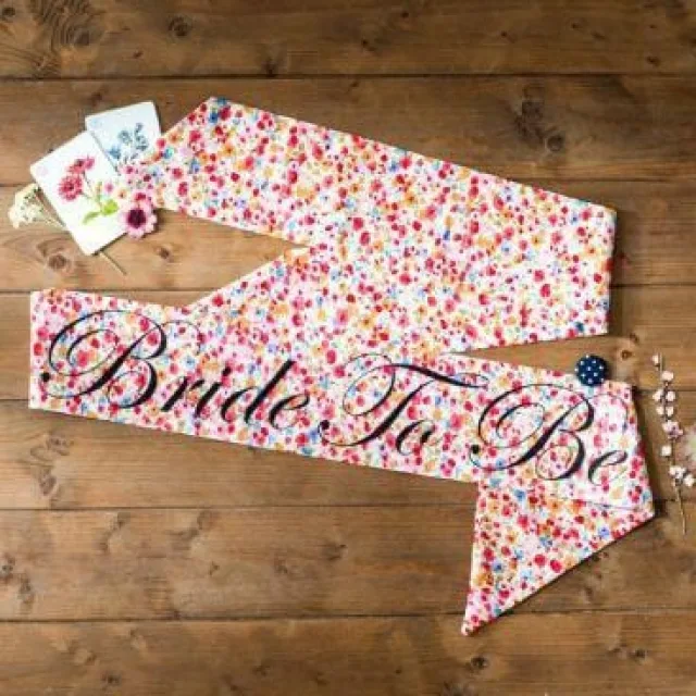 Bride to be sash ditsy floral jpeg